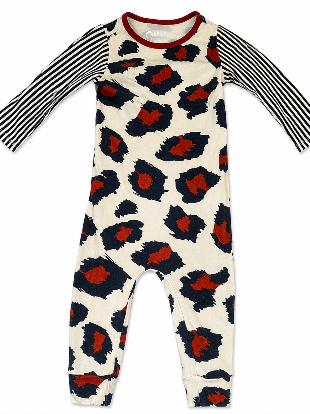 Rags to Raches Big Leopard Romper